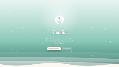 Prévia do tema Águas de Bênção