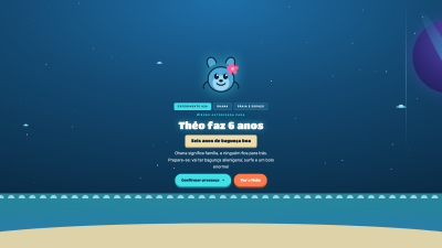 Prévia do tema Amigo Azul