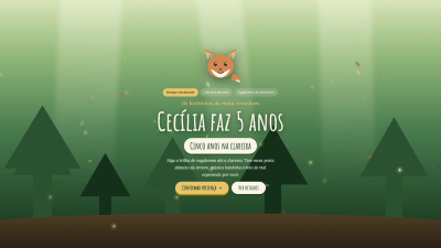 Prévia do tema Bosque Encantado