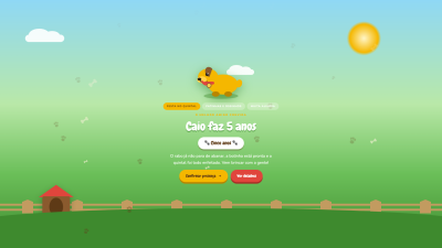 Prévia do tema Cachorrinho Amarelo