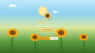 Prévia do tema Campo de Girassóis