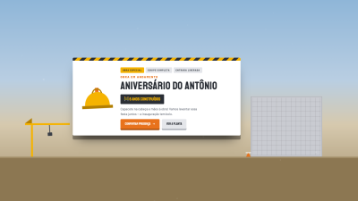 Prévia do tema Canteiro de Obras