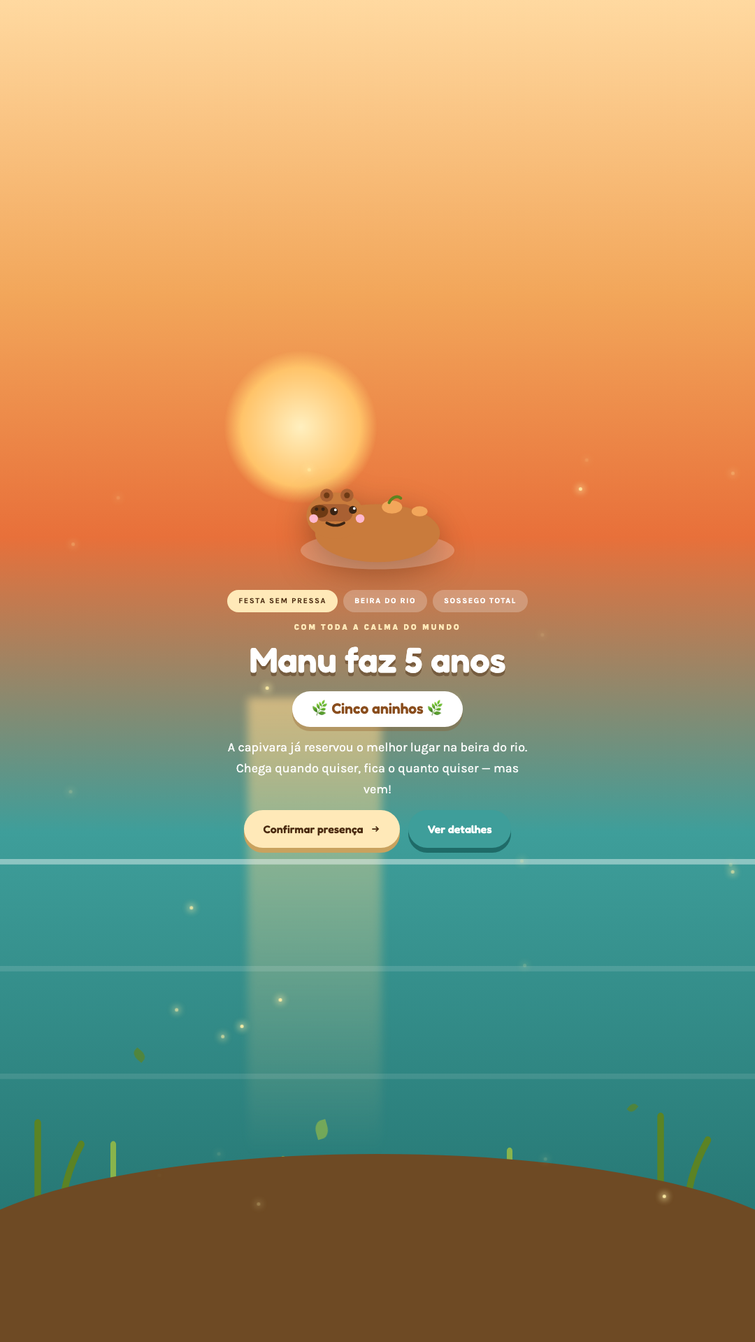 Prévia do tema Capivara Tranquila