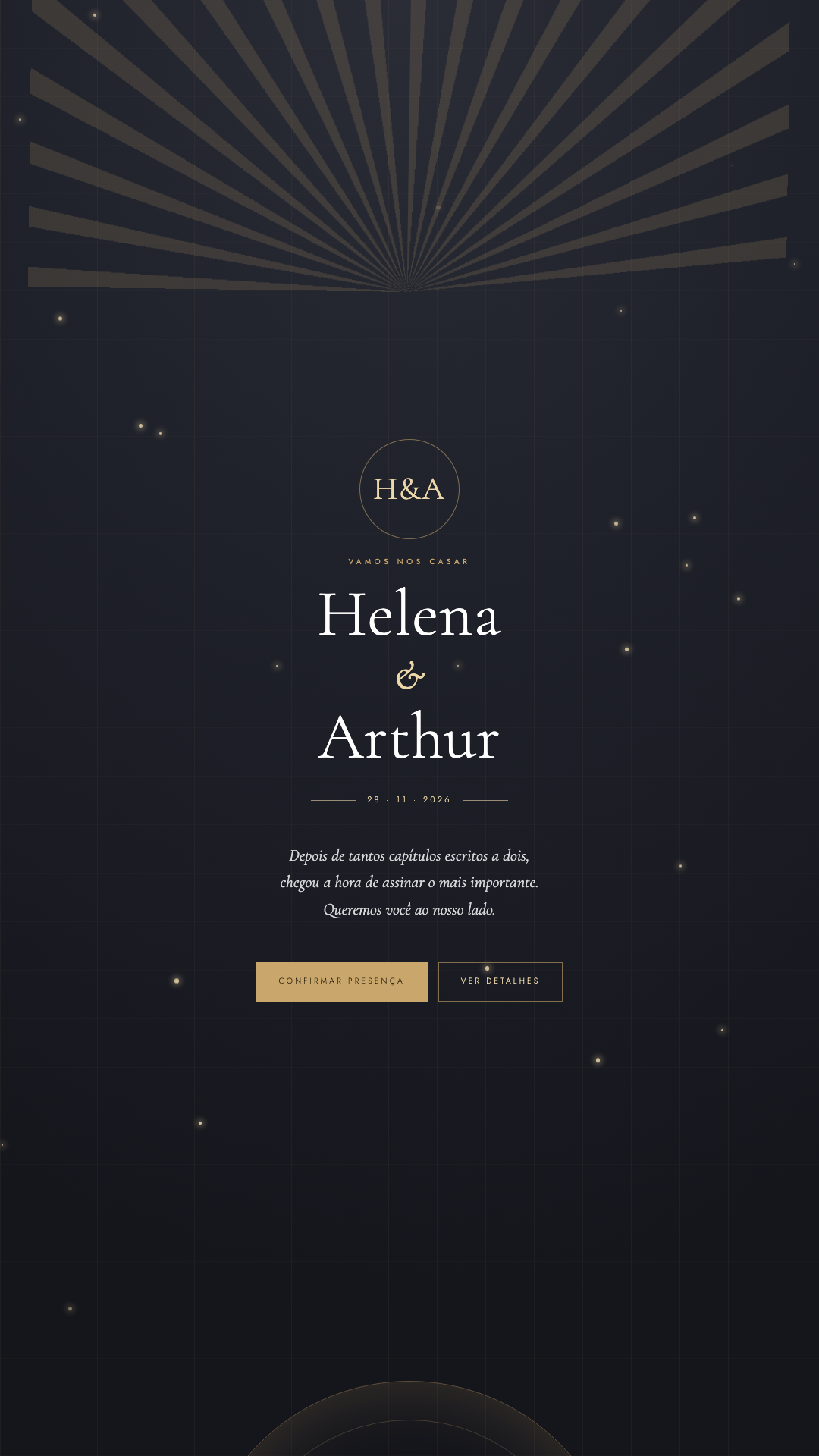 Prévia do tema Elegância Dourada