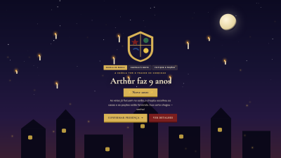 Prévia do tema Escola de Magia