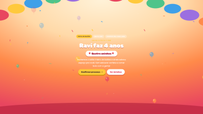 Prévia do tema Festa de Balões