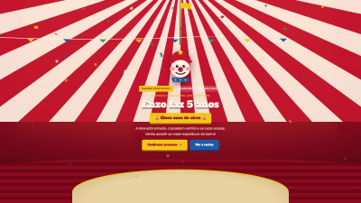 Prévia do tema Grande Circo