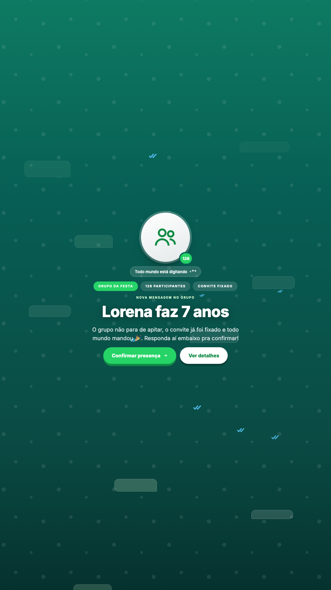 Prévia do tema Grupo da Festa