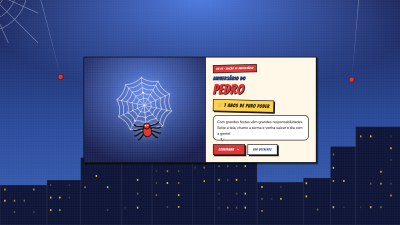Prévia do tema Herói Aranha