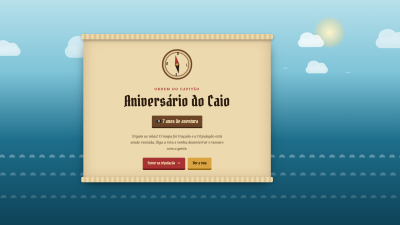 Prévia do tema Ilha dos Piratas