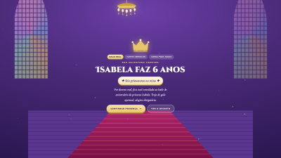 Prévia do tema Reino das Princesas