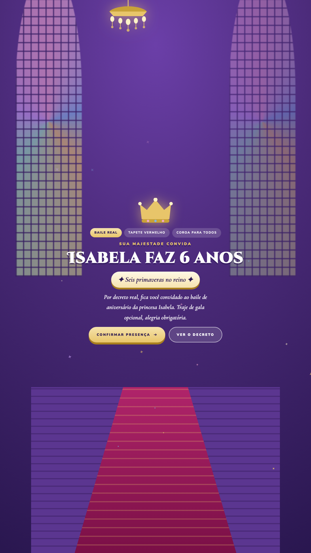 Prévia do tema Reino das Princesas